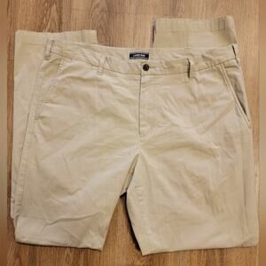Mens Land End Traditional Fit Size 40 Khaki Pants